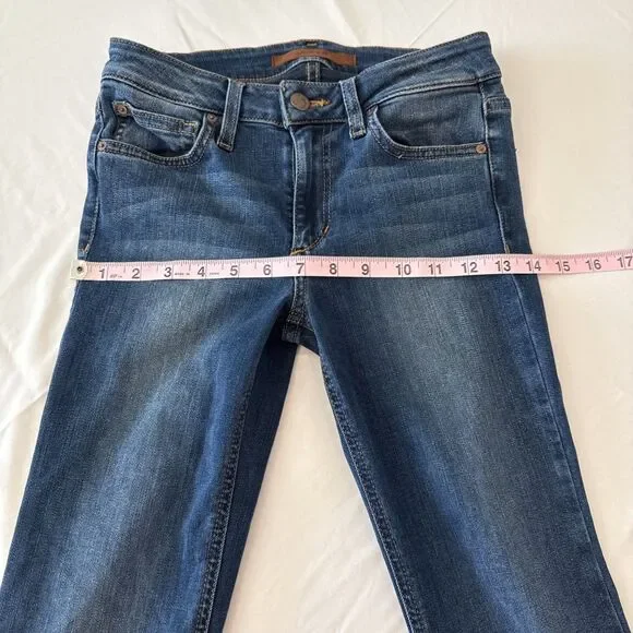 Joes Jeans Womens Sz 26x33 Icon Flare Blue Mid Rise Flawless Boho Y2K 90s Vibes - Picture 8 of 10